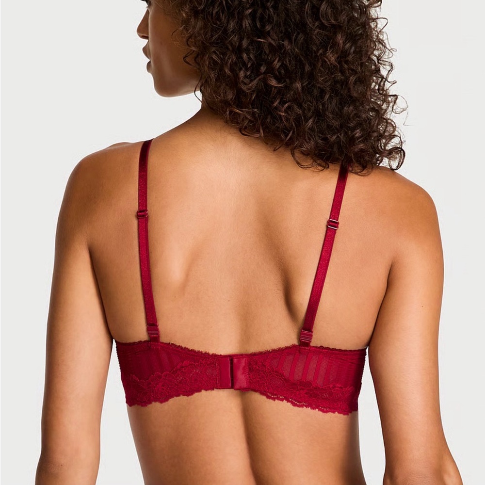 VICTORIA’S SECRET Sexy Tee Sheer Heritage Stripe Wireless Push-Up Bra - Picture 3 of 5